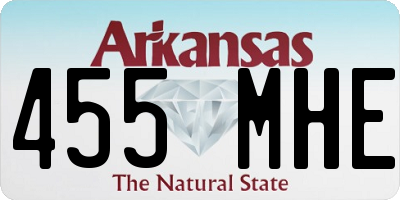 AR license plate 455MHE