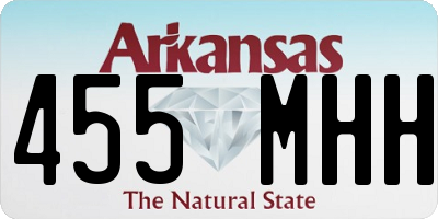 AR license plate 455MHH