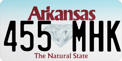 AR license plate 455MHK
