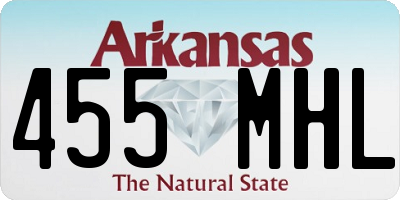 AR license plate 455MHL