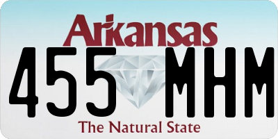 AR license plate 455MHM