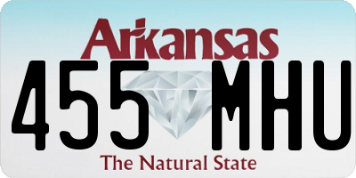 AR license plate 455MHU