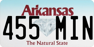 AR license plate 455MIN