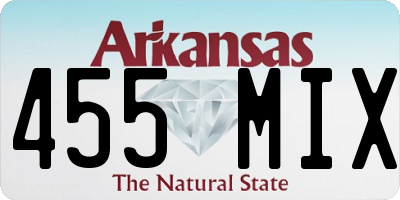 AR license plate 455MIX