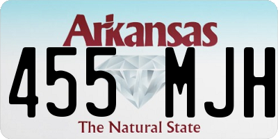 AR license plate 455MJH