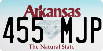 AR license plate 455MJP