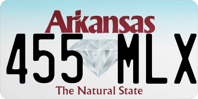 AR license plate 455MLX