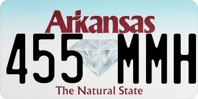 AR license plate 455MMH