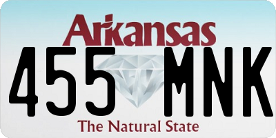 AR license plate 455MNK