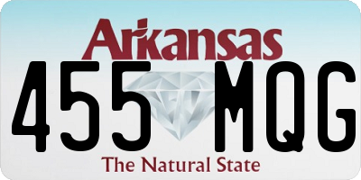AR license plate 455MQG