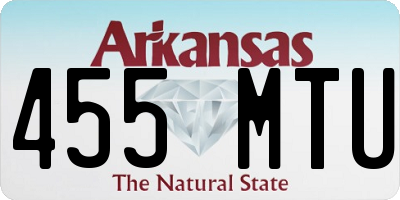 AR license plate 455MTU