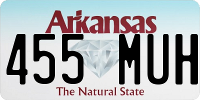 AR license plate 455MUH