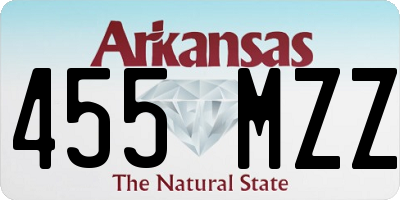 AR license plate 455MZZ