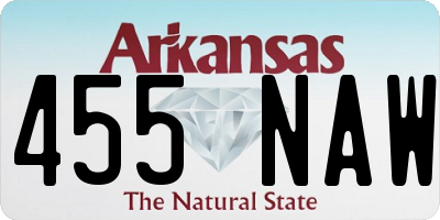 AR license plate 455NAW