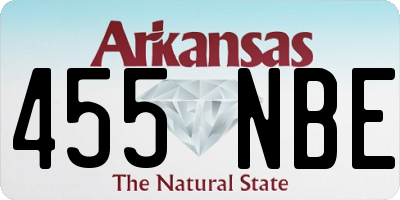 AR license plate 455NBE
