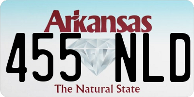 AR license plate 455NLD