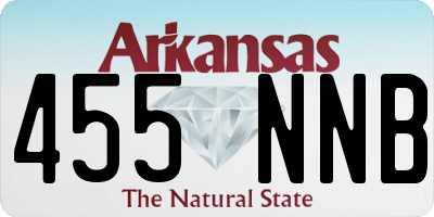 AR license plate 455NNB