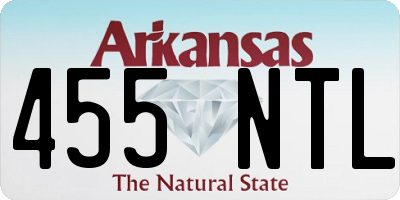 AR license plate 455NTL