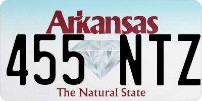 AR license plate 455NTZ
