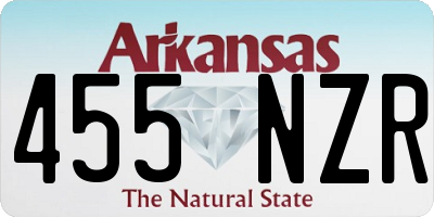AR license plate 455NZR