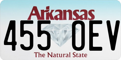 AR license plate 455OEV