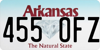 AR license plate 455OFZ