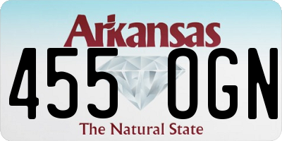 AR license plate 455OGN