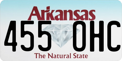 AR license plate 455OHC