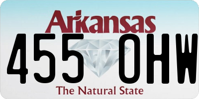 AR license plate 455OHW