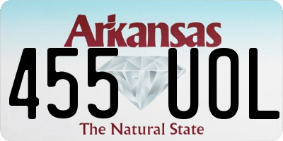 AR license plate 455UOL