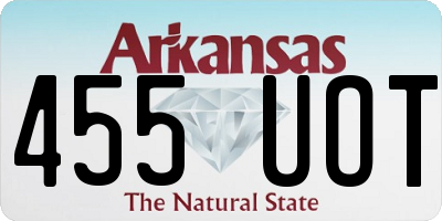 AR license plate 455UOT