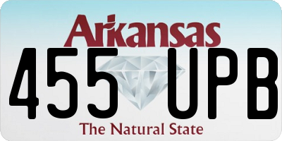 AR license plate 455UPB