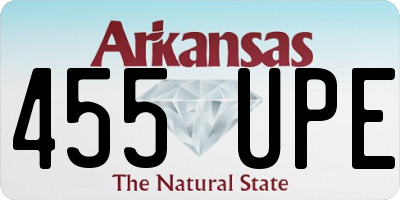 AR license plate 455UPE
