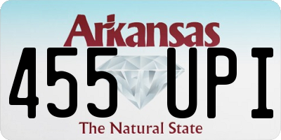 AR license plate 455UPI