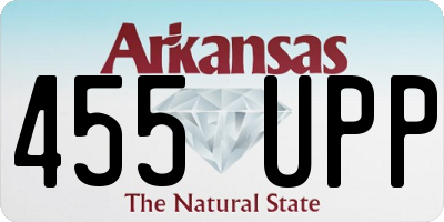 AR license plate 455UPP