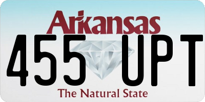 AR license plate 455UPT