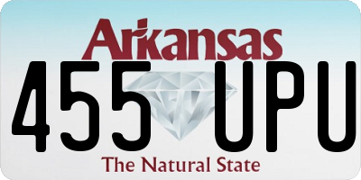 AR license plate 455UPU