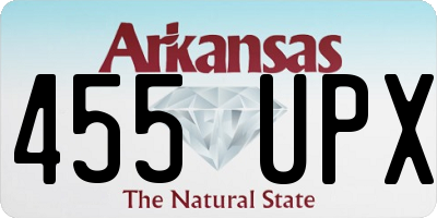 AR license plate 455UPX