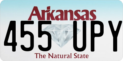 AR license plate 455UPY