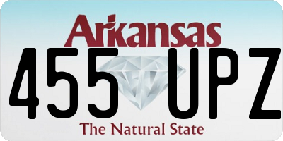 AR license plate 455UPZ