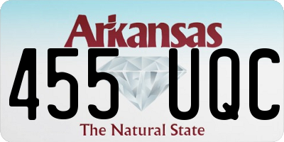 AR license plate 455UQC