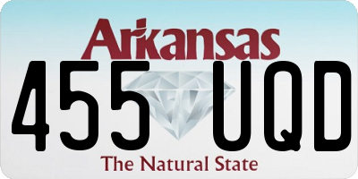 AR license plate 455UQD