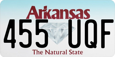 AR license plate 455UQF