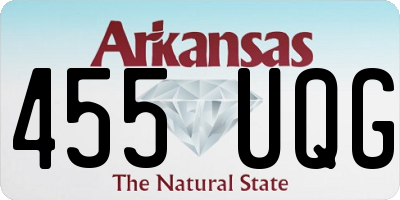 AR license plate 455UQG