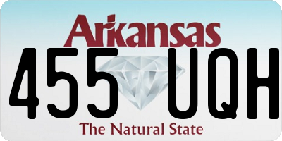 AR license plate 455UQH