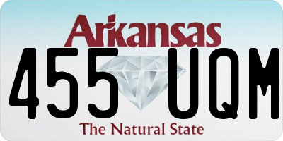 AR license plate 455UQM