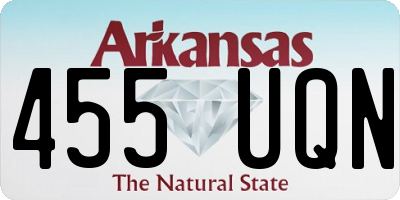 AR license plate 455UQN