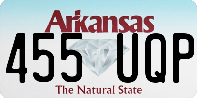 AR license plate 455UQP
