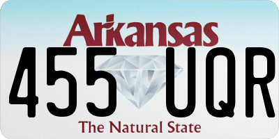 AR license plate 455UQR