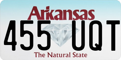AR license plate 455UQT